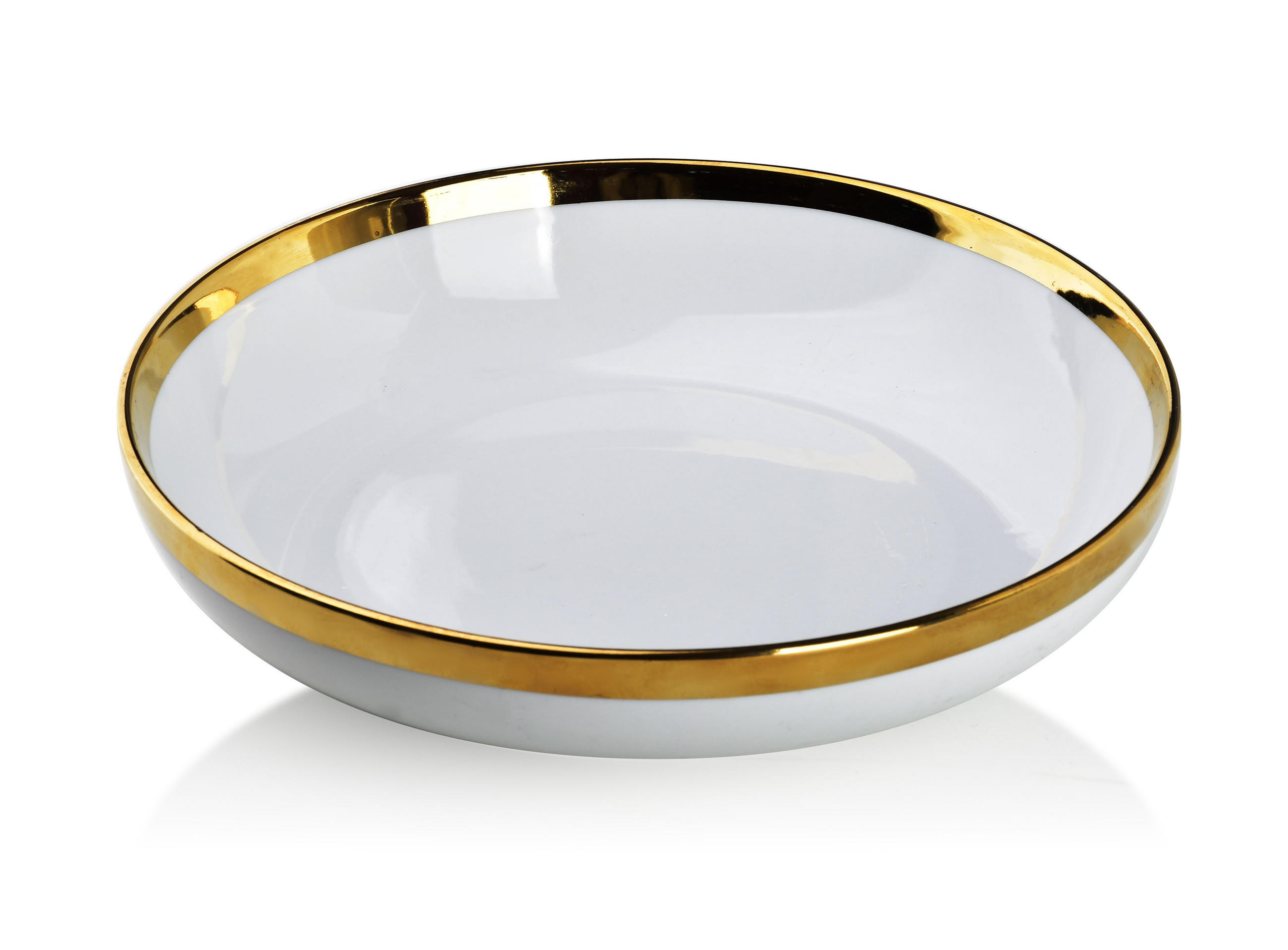 SCHALE Basic Weiß 24.8/24.8/5.5 cm Keramik - Weiß, Keramik (24.8cm) - Mondex