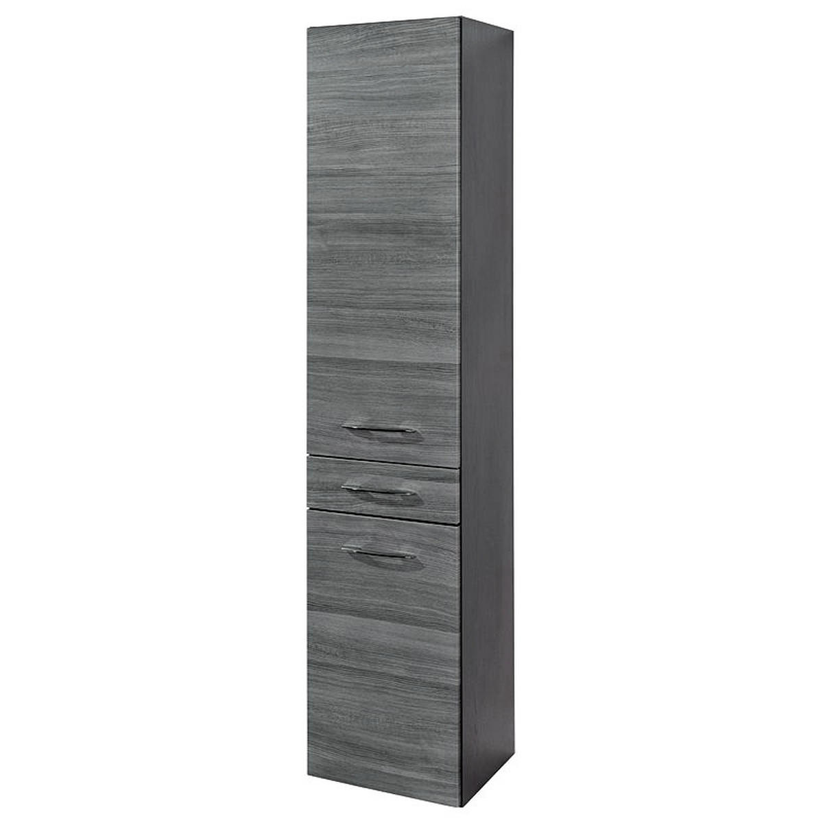 BADMÖBEL-SET 4-TLG. Florido-03 - Grau, Holzwerkstoff (210/200/47cm) - Lomado