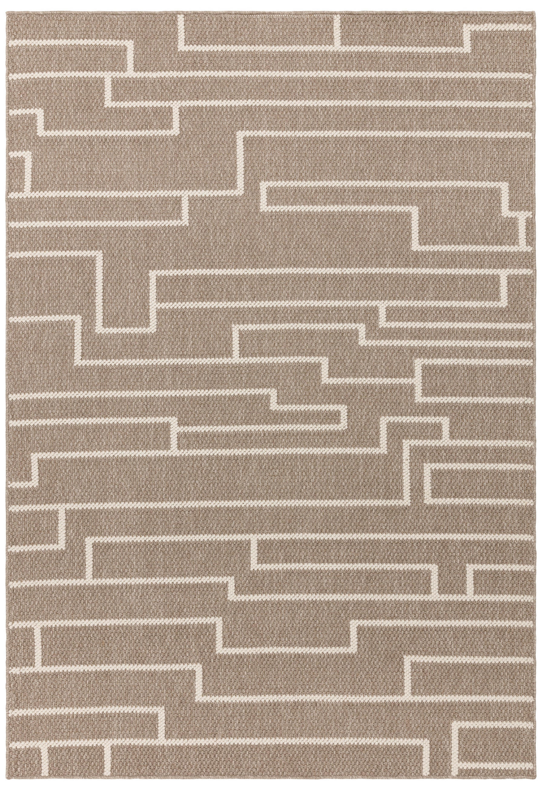 TEPPICH modern Wohn-/Schlafzimmer CANT Braun 200 x 290 cm - Braun, Textil (200/290cm) - Novatrend