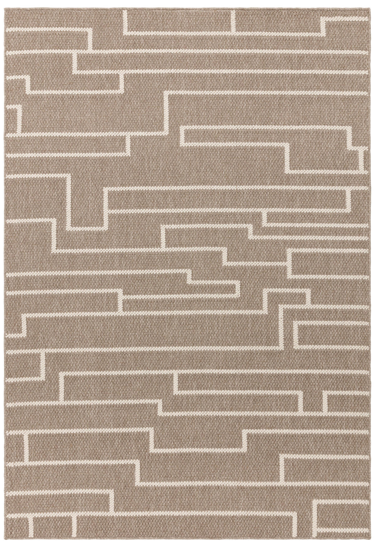 TEPPICH modern Wohn-/Schlafzimmer CANT Braun 160 x 230 cm - Braun, Textil (160/230cm) - Novatrend