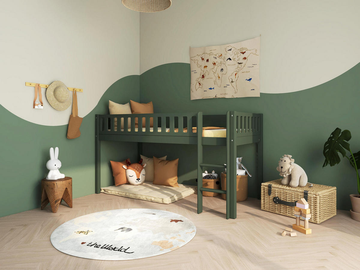 HOCHBETT VIGGO Grün 208x102x111 cm - Grün, Holz - FURNLUX