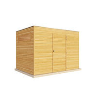 GERÄTEHAUS Holz Qube - Braun, Holz (300/216/210cm) - Alpholz