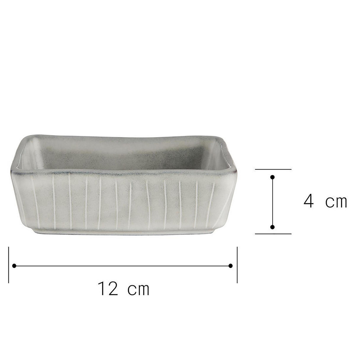 SEIFENSCHALE Henley - Grau, Keramik (9/4/12cm) - Butlers