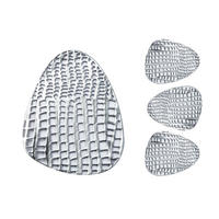 GLASUNTERSETZER Leila Silber 13/11.5/1 cm Kunstoff - Silberfarben, Kunststoff (11.5/13cm) - Mondex