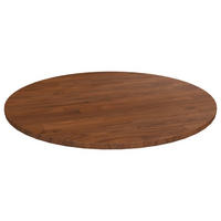 TISCHPLATTE Runde Dunkelbraun Ø60/1,5 Cm Behandeltes Eichenholz - Dunkelbraun, Holz (60/60/1.5cm) - vidaXL