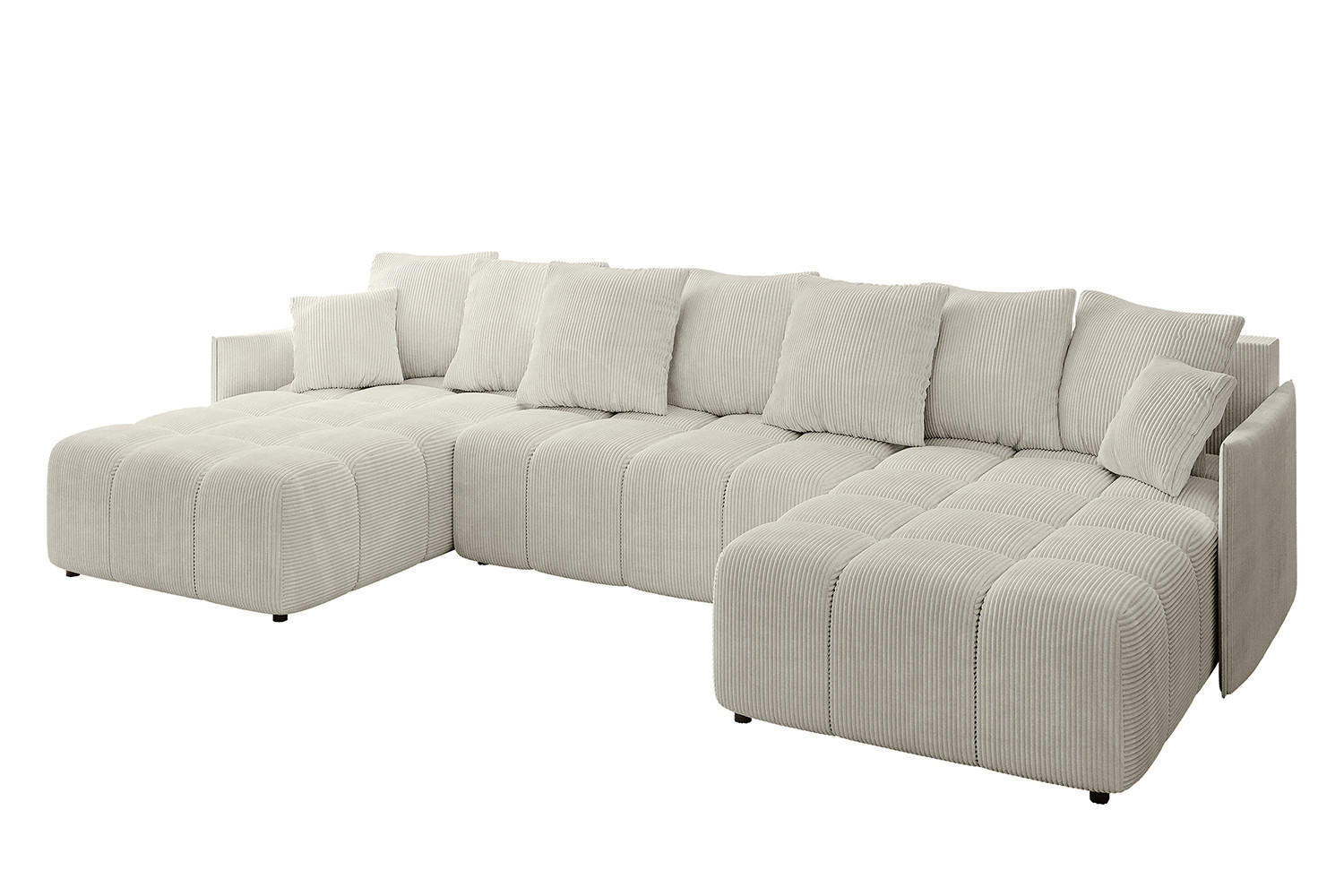 Altdecor Wohnlandschaft Creme 350x68x190 cm