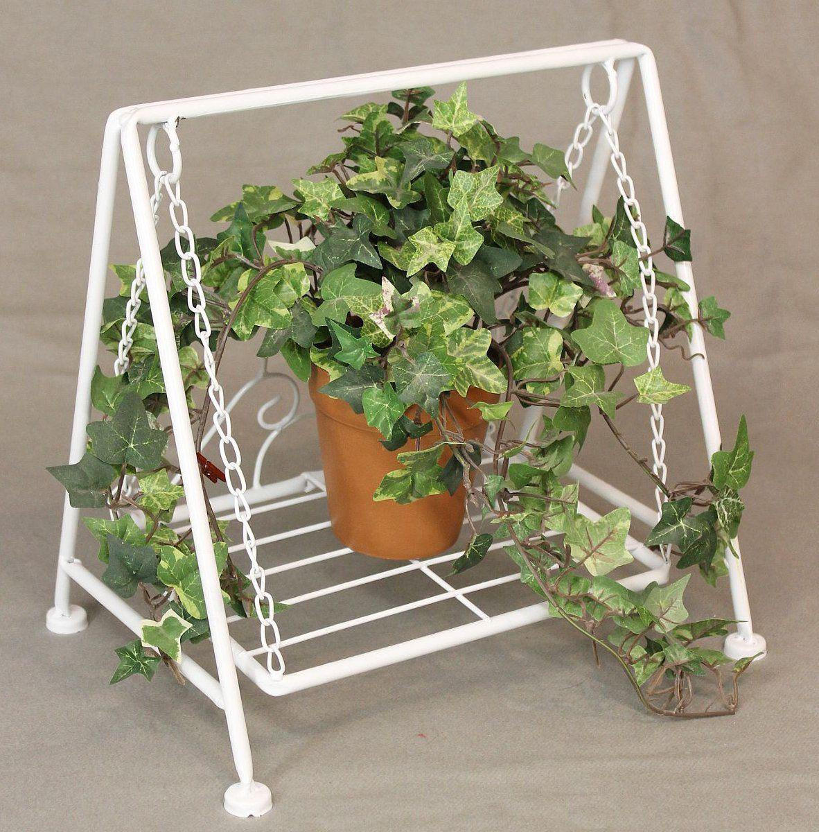 DanDiBo Blumenhocker Weiß 30x30x24 cm
