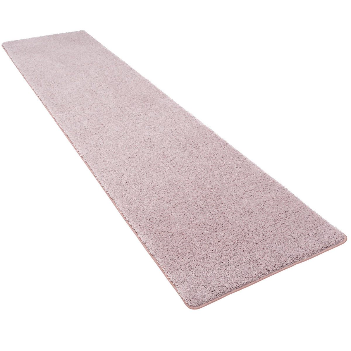 HOCHFLOR SHAGGY LÄUFER TEPPICH PALACE - Rosa, Textil (100/400cm) - Snapstyle