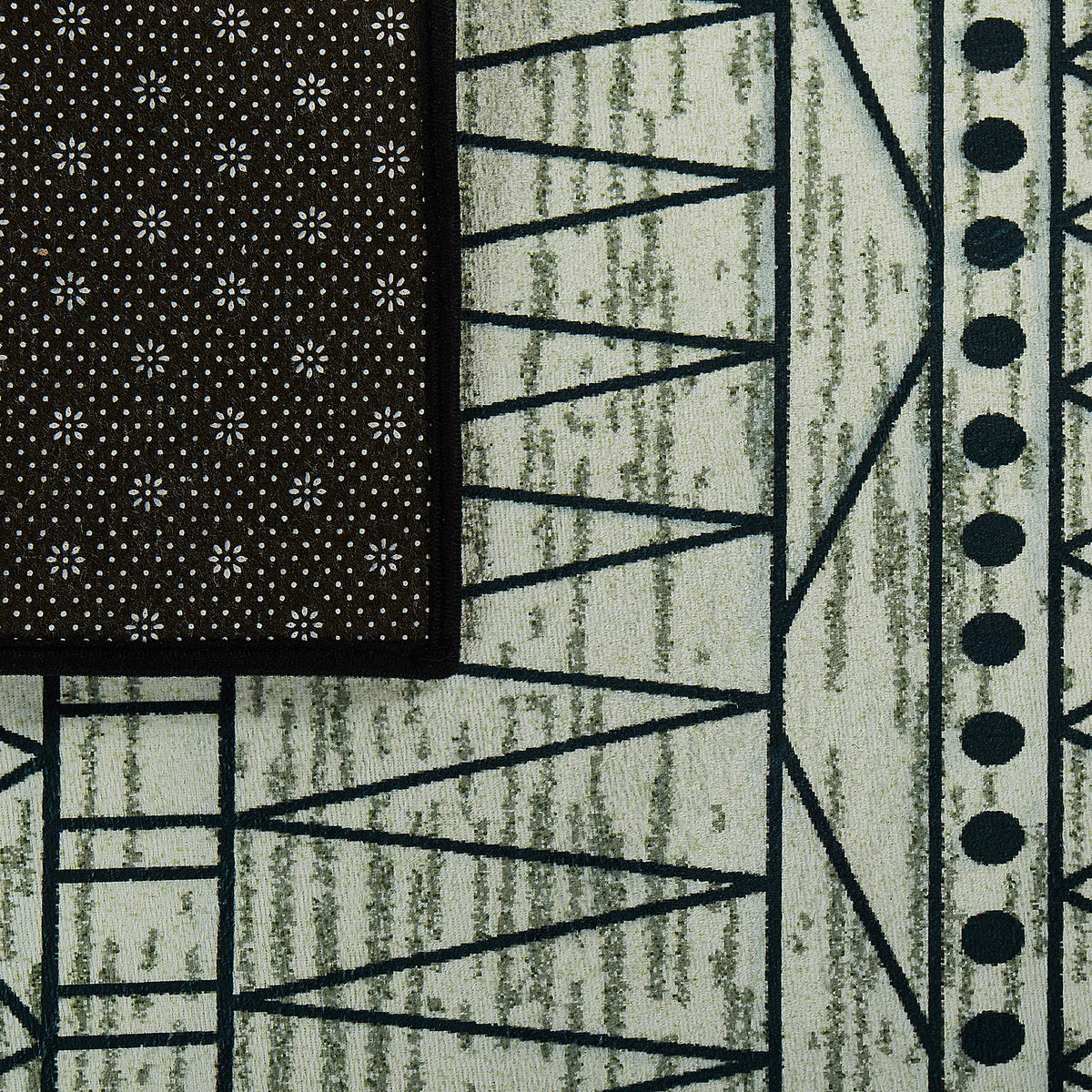 KURZFLOR-TEPPICH Keban 150/80 cm - Schwarz, Kunststoff (80/150cm) - Beliani