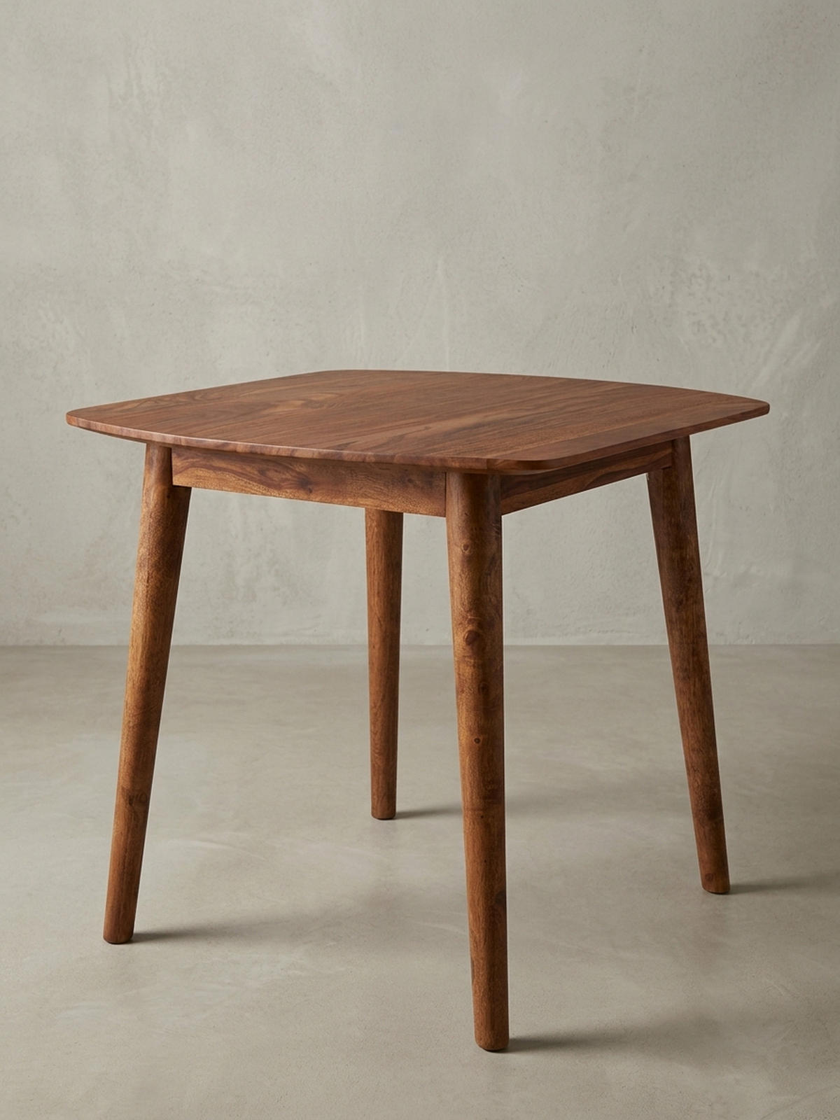 ESSZIMMERTISCH – Massivholz Braun 80x80 cm Landhausstil robust - Braun, Holz (80/80/78cm) - KADIMA DESIGN