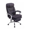 CHEFSESSEL Stoff schwarz - Chromfarben/Schwarz, Textil/Metall (67/112/67cm) - CLP