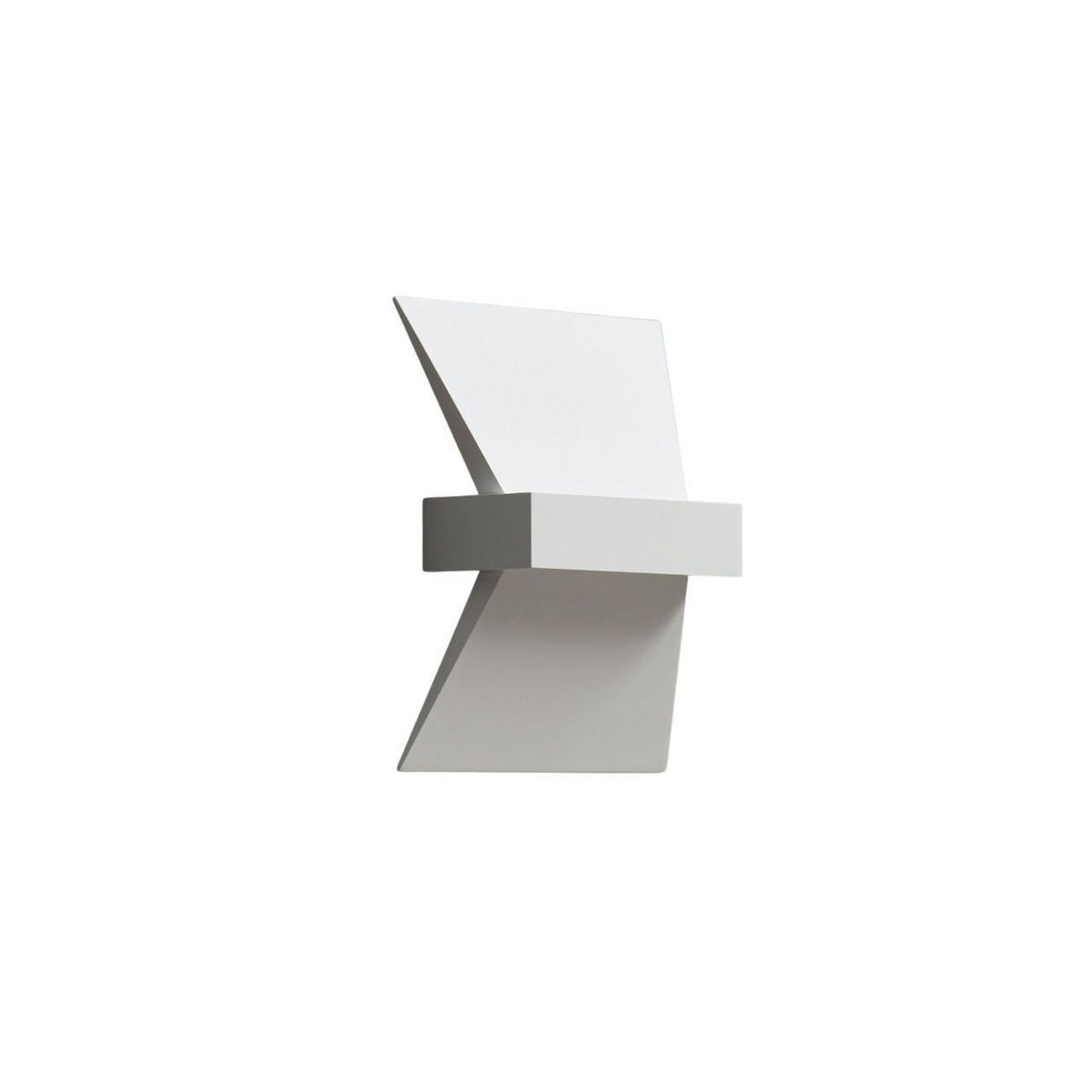 WANDLEUCHTE Senja, Weiß, 18.5cm - Weiß, Metall (6/18.5/16cm) - KOSILUM