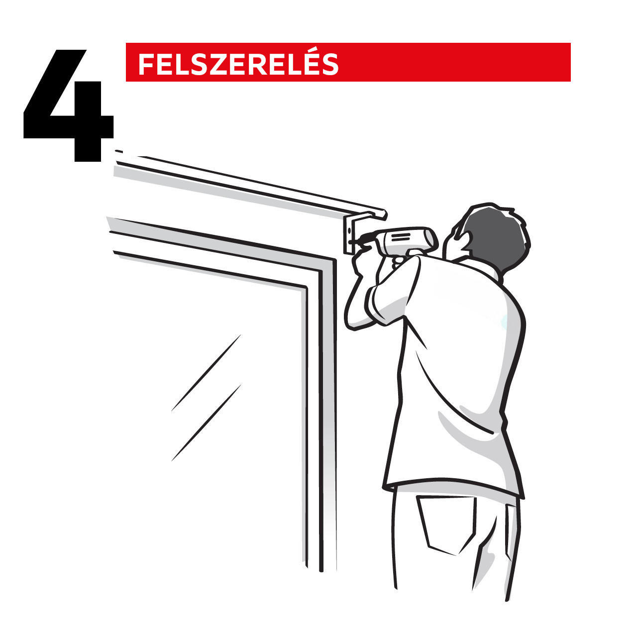 Függönyvarrás 4. lépés: felszerelés