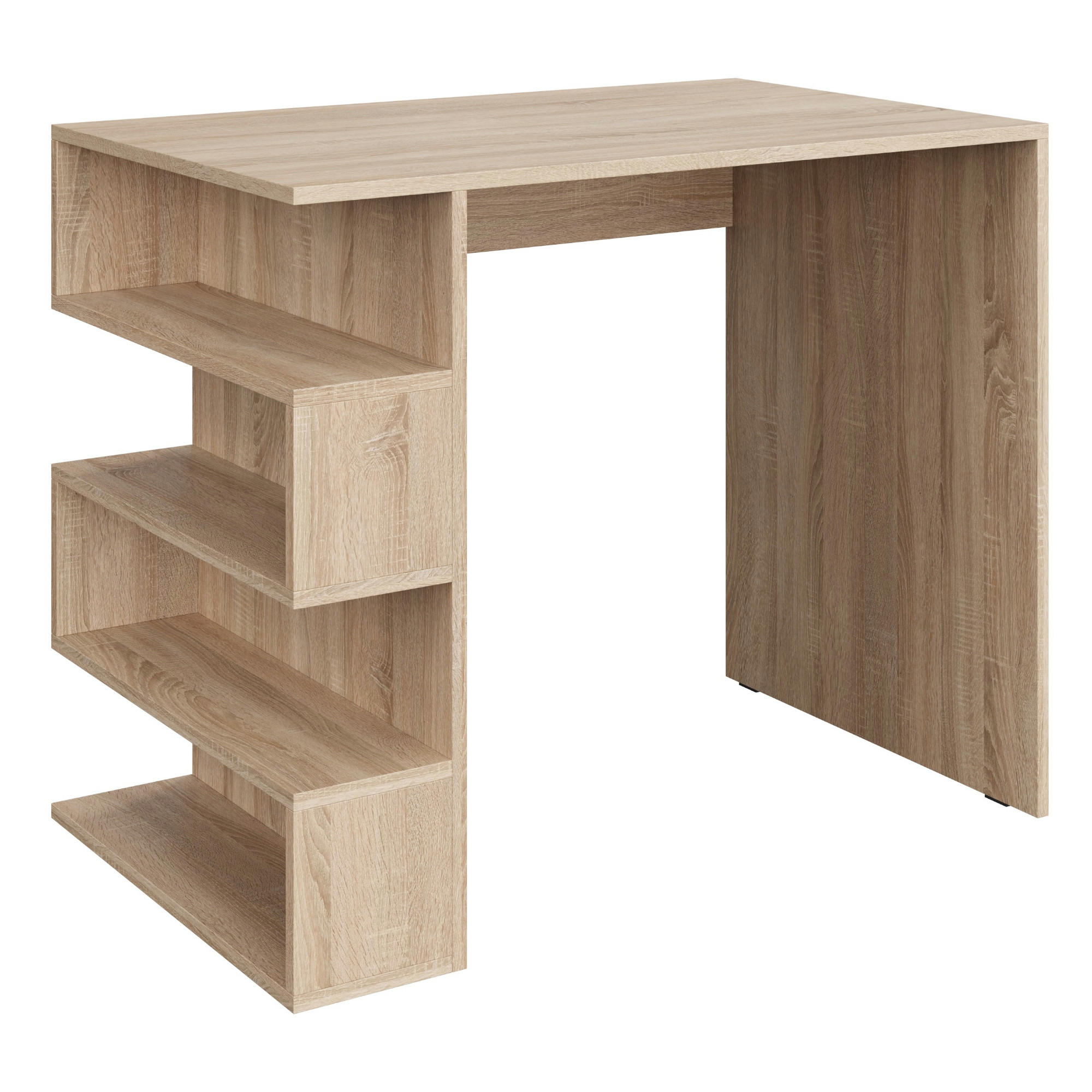 Komodee Schreibtisch Sonoma Eiche 120x73x59 cm