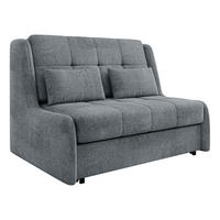 SCHLAFSOFA Viva Elite II - Schwarz/Grau, Holz/Metall (126/85/98cm) - MIRJAN24