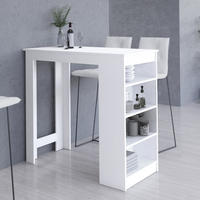 BARTISCH Weiß 115x103x50 cm - Weiß, Holzwerkstoff (50/115/103cm) - Akord