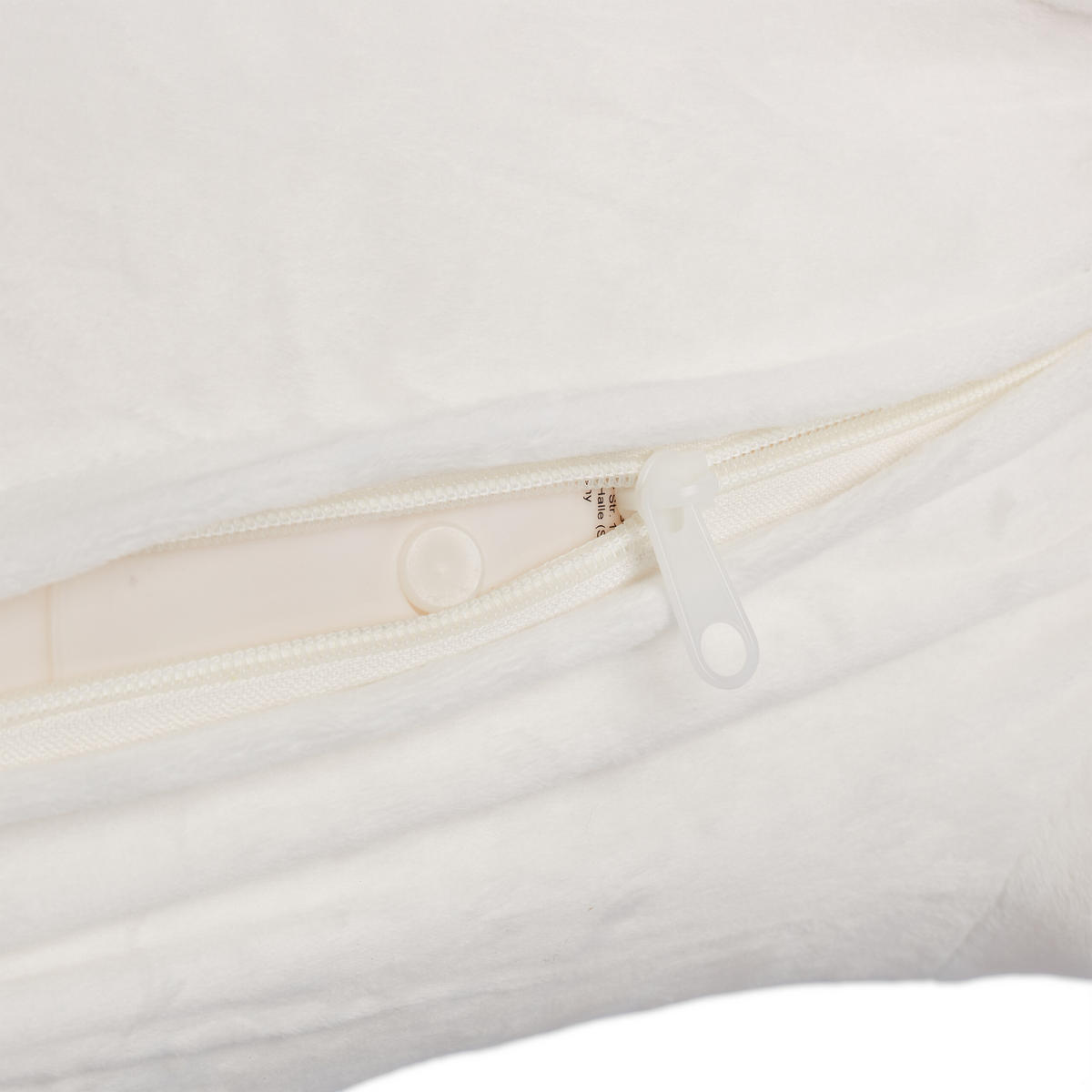 SKÁKADLO Bílé Růžové jednorožec nafukovací s plyšovým potahem - bílá, textil/plast (52/27/48cm) - Relaxdays
