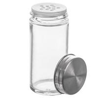 GEWÜRZDOSE Edelstahlverschluss 100 ml Silberfarben - Silberfarben, Glas (4.5/9.5/4.5cm) - Orion 
