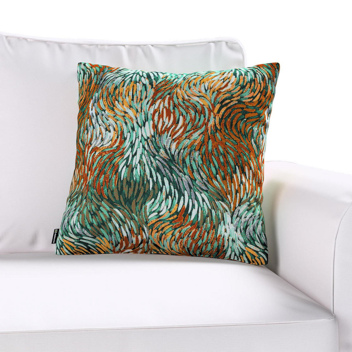 KISSENHÜLLE Intenso grün, 43x43 cm - Grün, Textil (43/43cm) - Dekoria