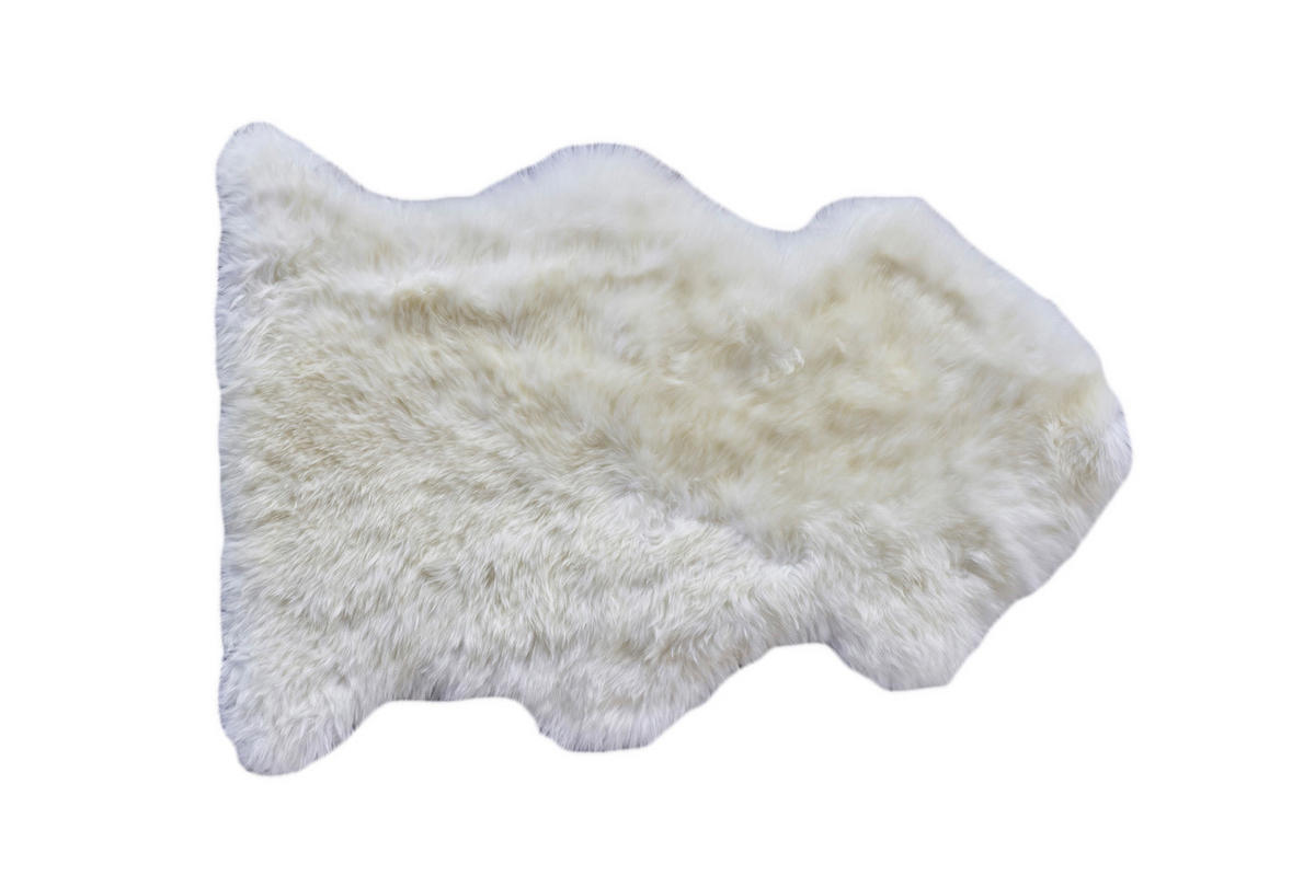FELL CALEBRE Cremeweiß - Creme, Textil (60/95cm) - KAWOLA