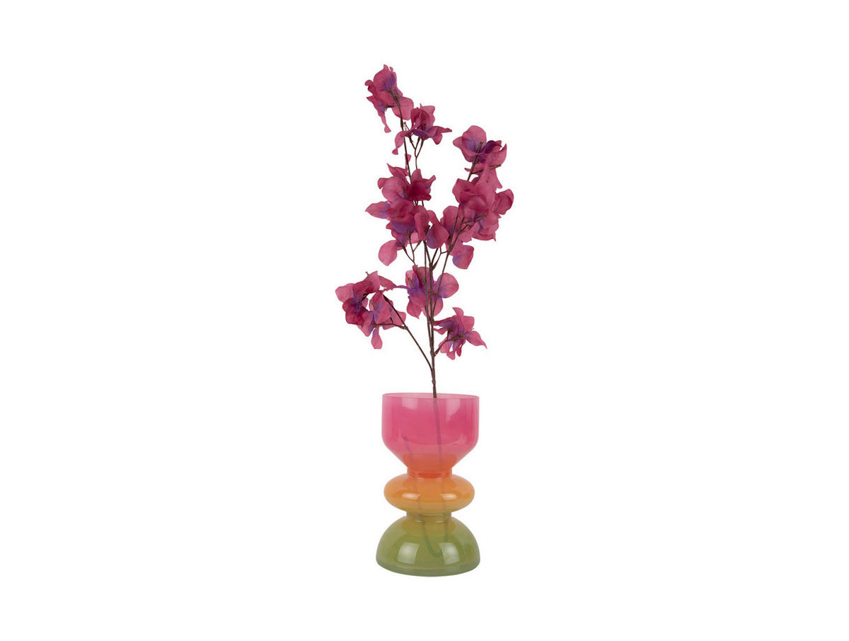 VASE Funky Vibes 12/12/20 cm - Multicolor, Glas (12.5/20cm) - Present Time