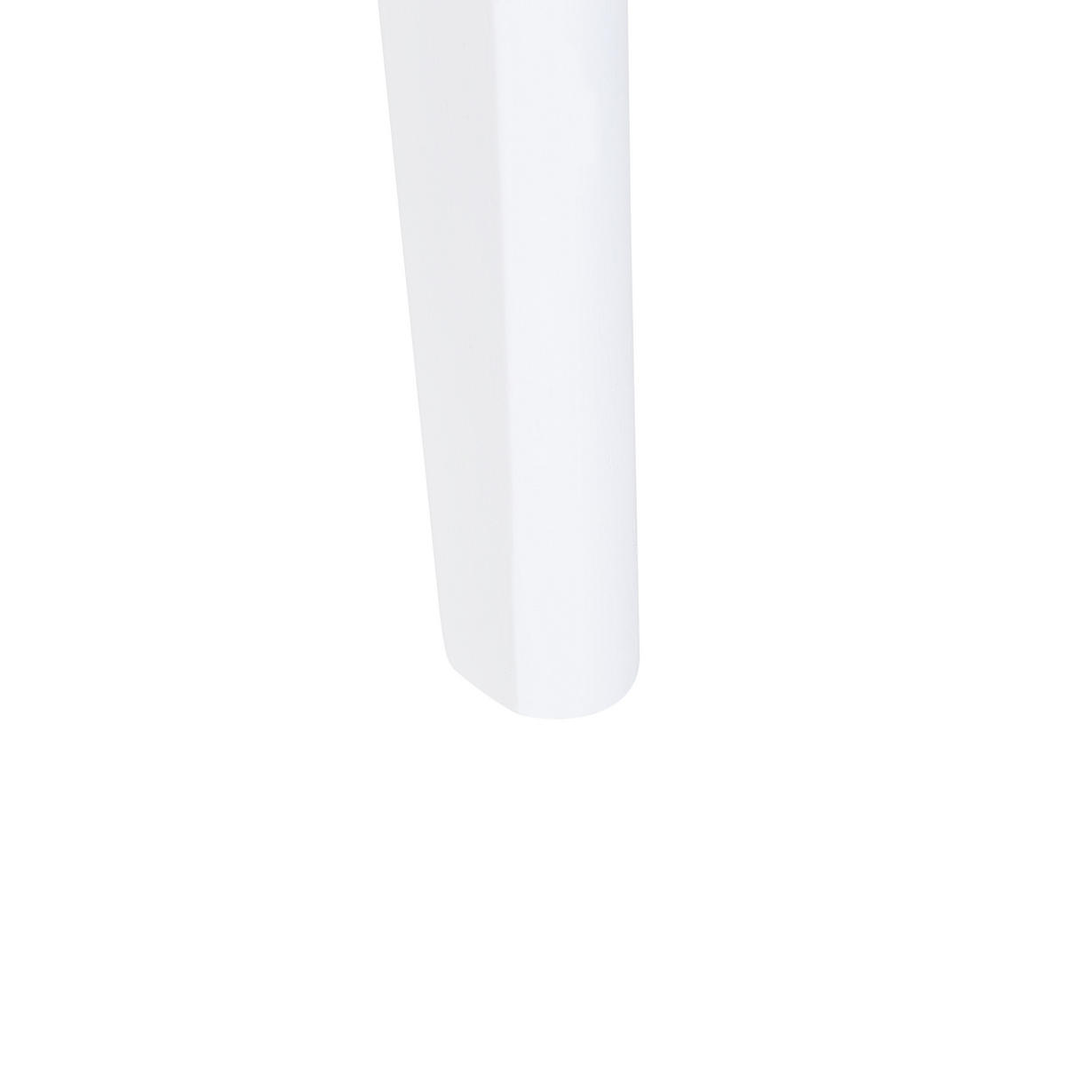 ESSTISCH 100/100/75 cm Weiß Rund Roxby - Weiß, Holzwerkstoff (100/100/75cm) - Beliani