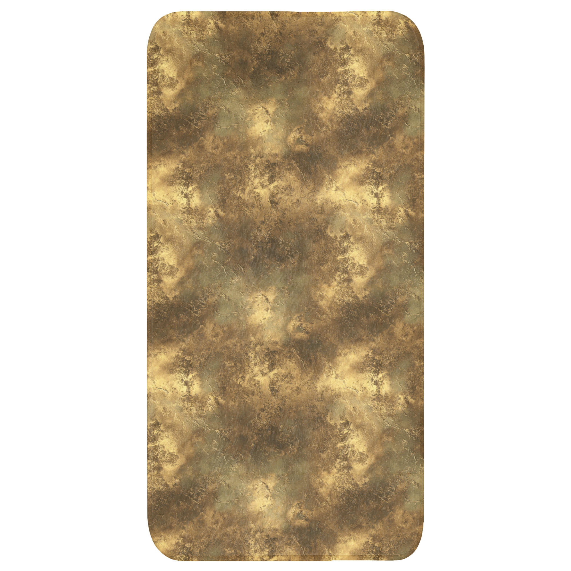 TEPIH ZA KUPAONICU Patina 60x120 cm - zlatne boje, tekstil/plastika (60/120cm) - OnlyWow