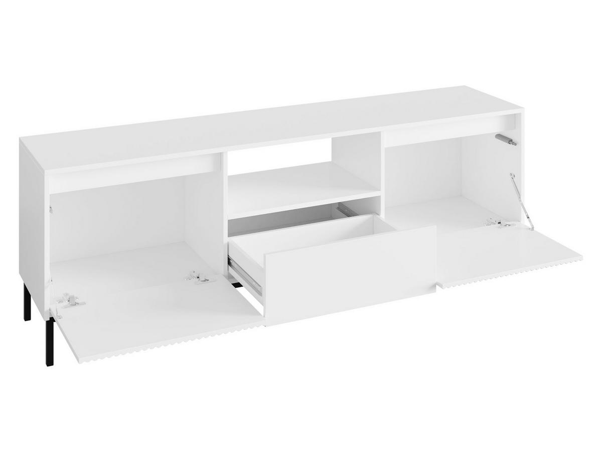 TV-ELEMENT Ozmi 2K1SZ - Kaschmir/Schwarz, Holzwerkstoff/Metall (174/55/40cm) - MIRJAN24
