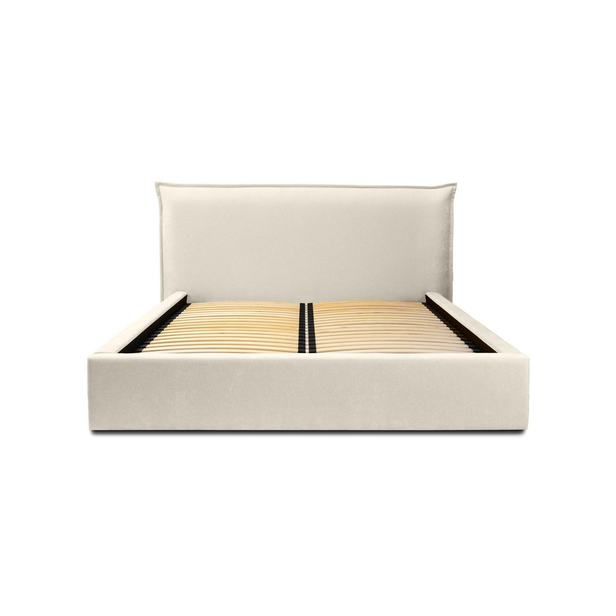 POLSTERBETT Amada In Ditra - Creme, Holzwerkstoff/Textil (160/200cm) - Fun Möbel