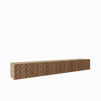 TV-SCHRANK Cali 300 cm, sechstürig, artisan, catania - Eiche Artisan/Braun, Kunststoff (300/41/40cm) - Margaret Hadas24