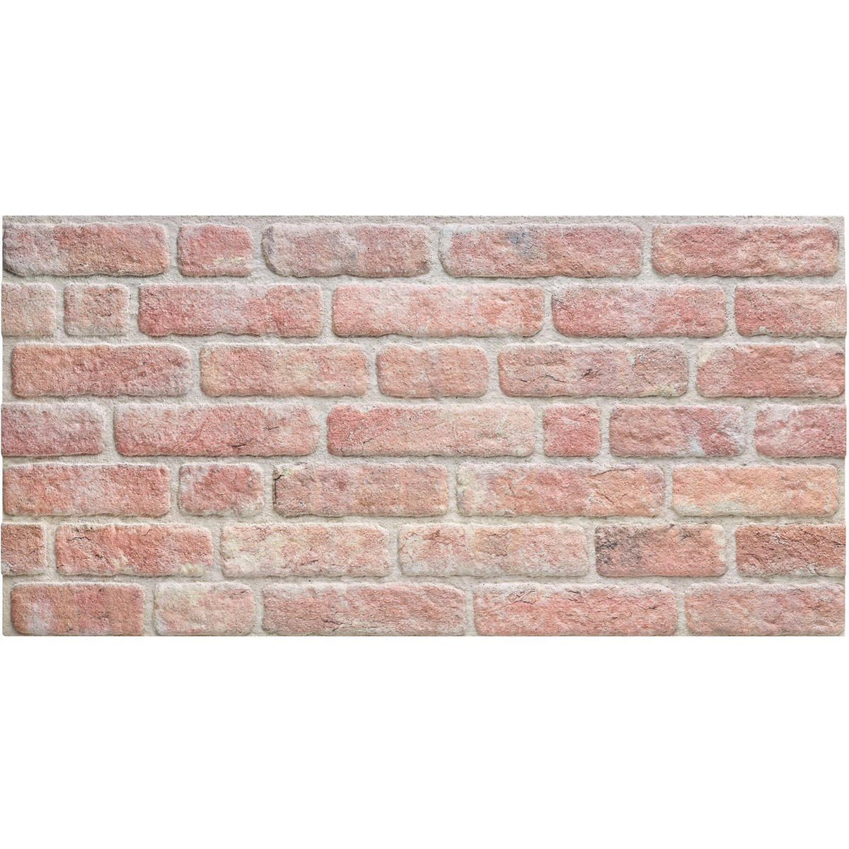 3D-WANDPANEELE , 100 x 50 x 2 cm, 5 m² Abdeckungsfläche, flexibel zuschneidbar, Backstein rotbraun - Rotbraun, Kunststoff (50/2/100cm) - tectake