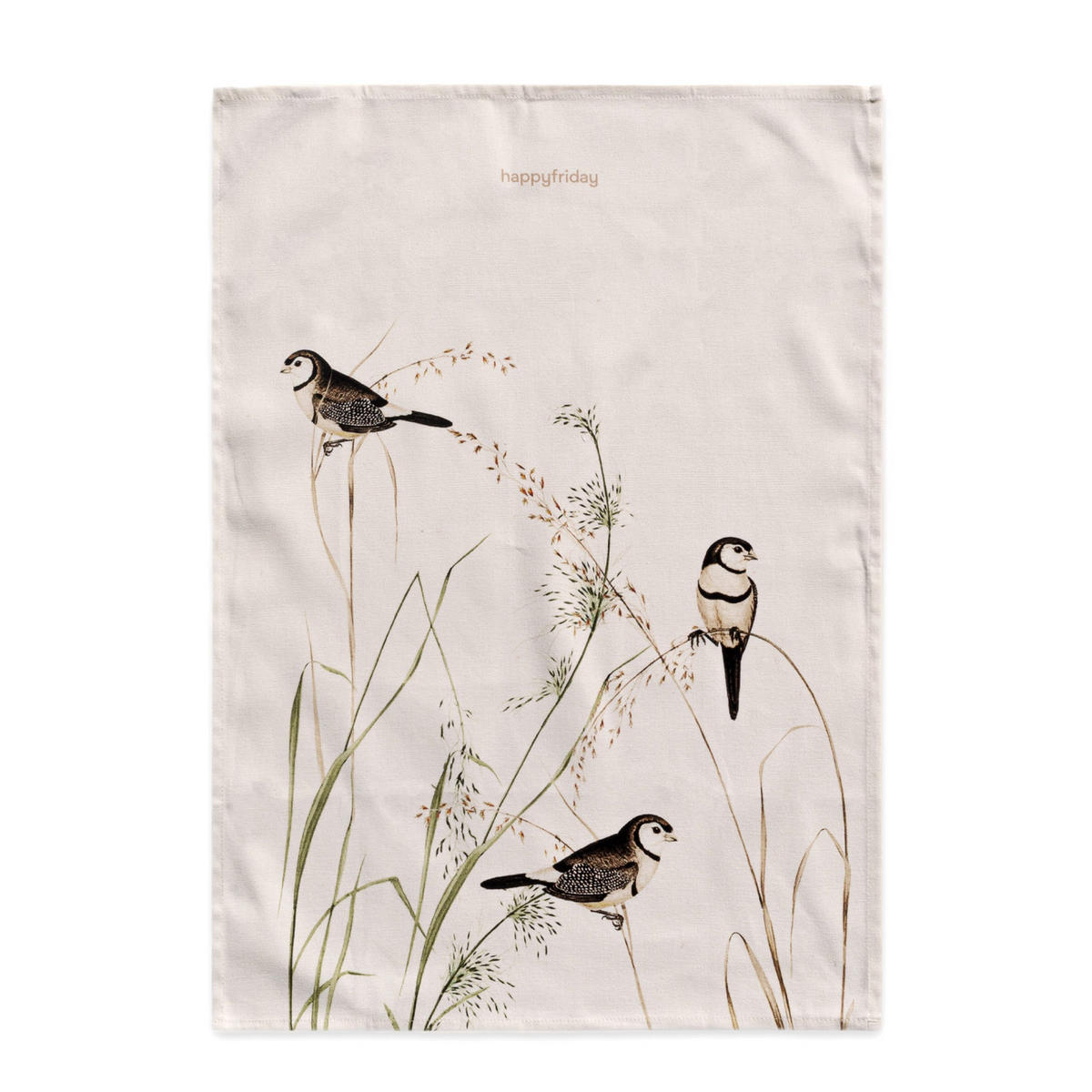 GESCHIRRTUCH (2 tlg) happy birds 70x50 cm mehrfarbig - Multicolor, Textil (70/50cm) - Happy Friday