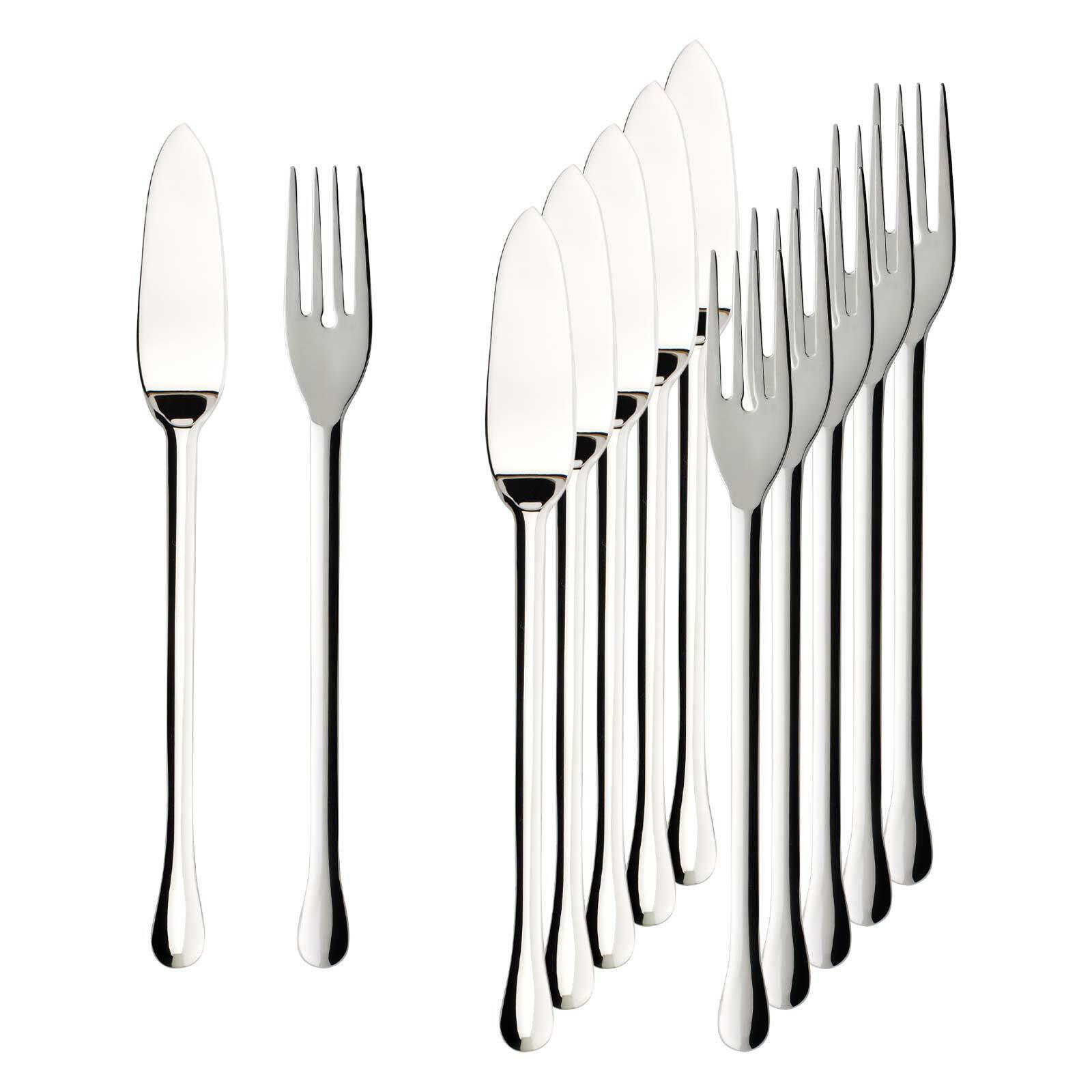 FISCHBESTECK Victor silber 6er Set - Silberfarben, Metall - Villeroy & Boch