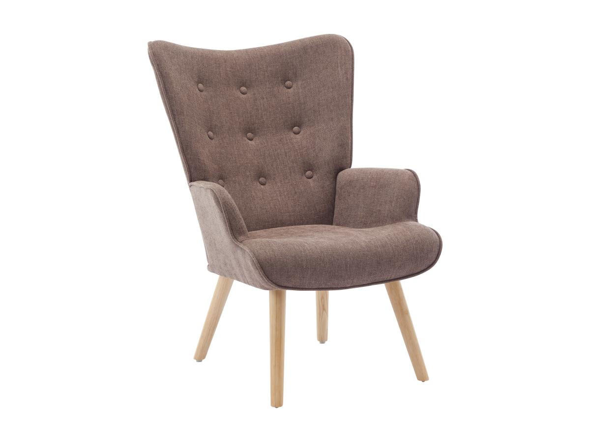 SESSEL - Stoff - Taupe - VATELY - Braun, Textil (78/95.5/69cm) - Vente-Unique