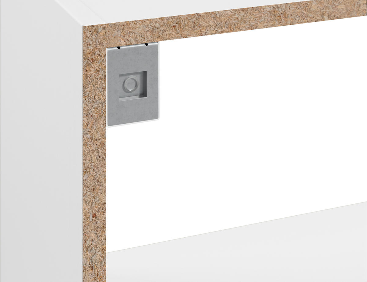 REGAL SANO - Weiß - Weiß, Holzwerkstoff (80/180/20cm) - Möblo
