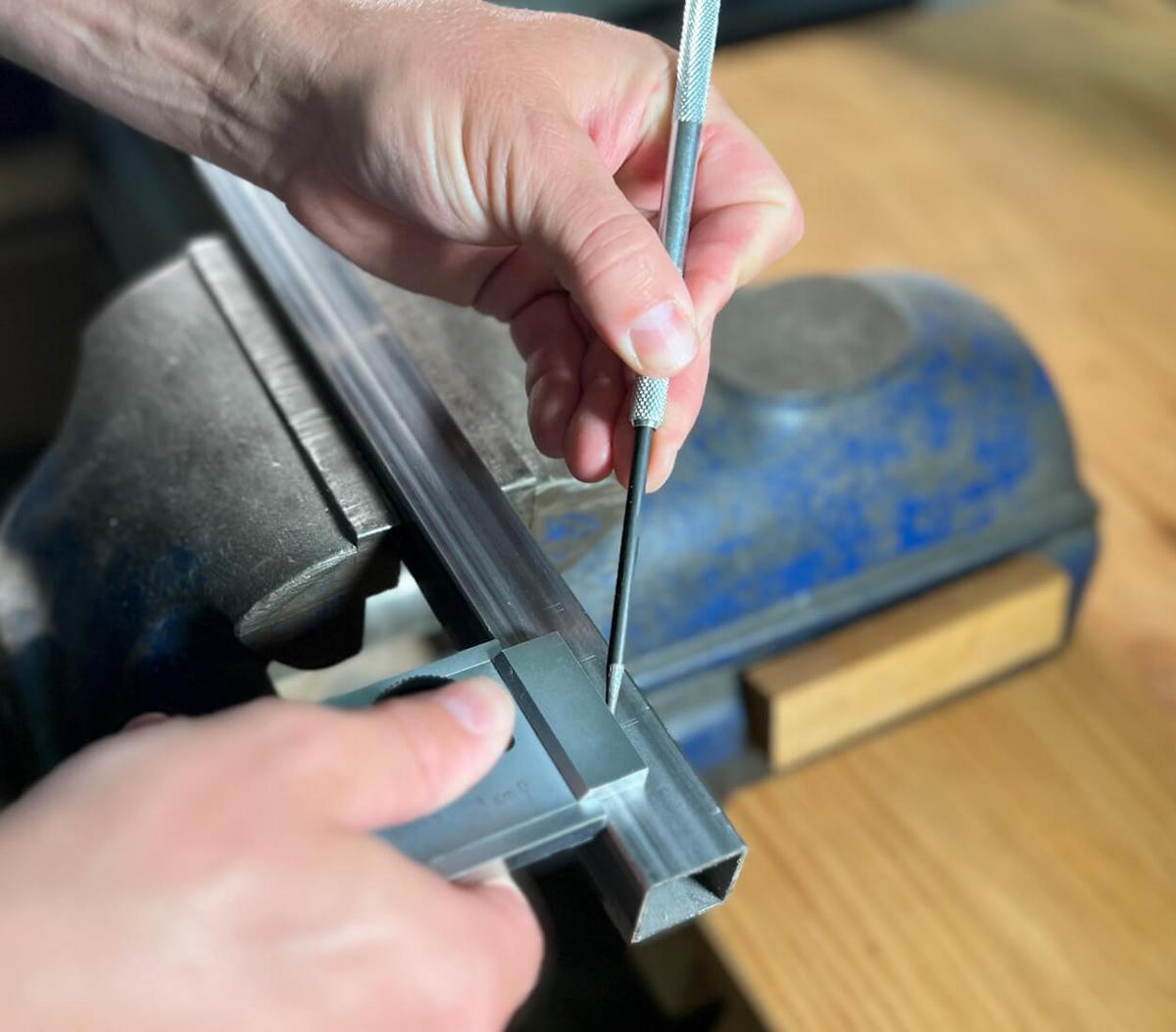 STREICHMASS Metall 200 mm - Silberfarben, Metall (20/5/2cm) - BAUHELD