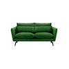 SOFA Layla 2,5-Sitzer-Velluto 10 - Grün, Holz/Textil (197/95/98cm)