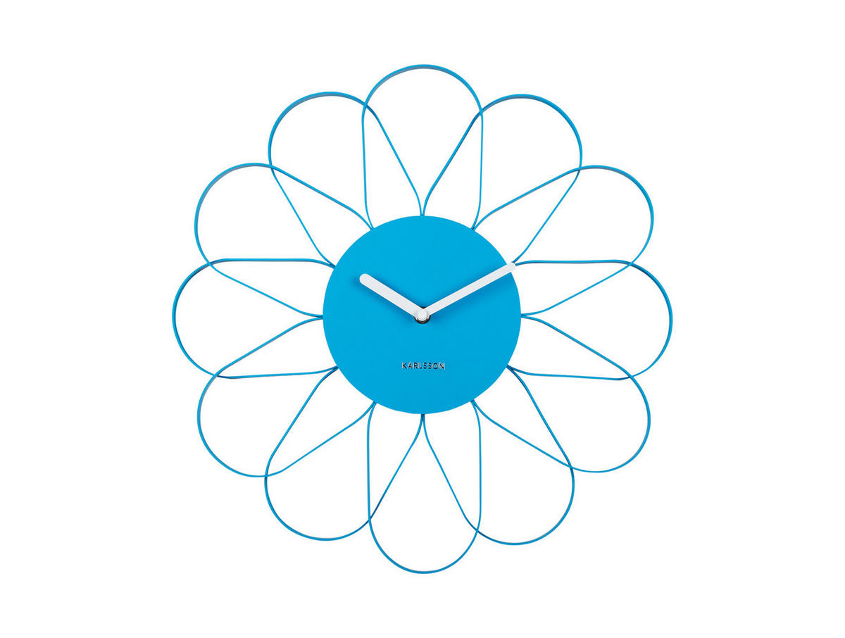 WANDUHR Arkis Ø40 cm - Blau, Metall (40/40/2.5cm) - Karlsson