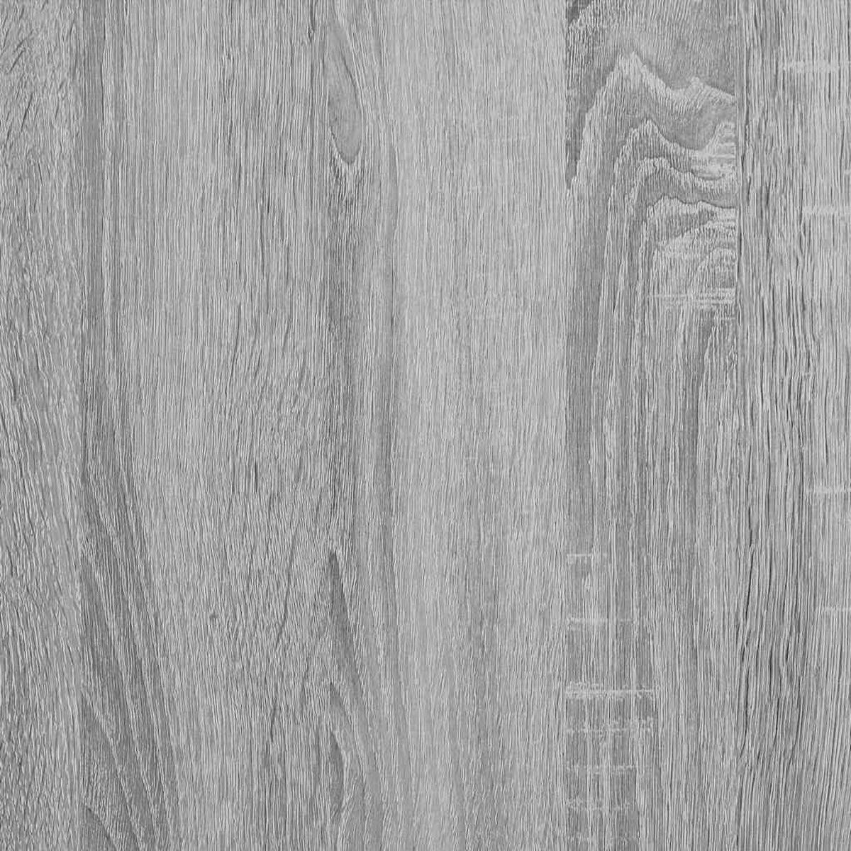 KLEIDERSCHRANK GRAU SONOMA 100X50X200 CM HOLZWERKSTOFF - Grau, Holz (50/200/100cm) - vidaXL