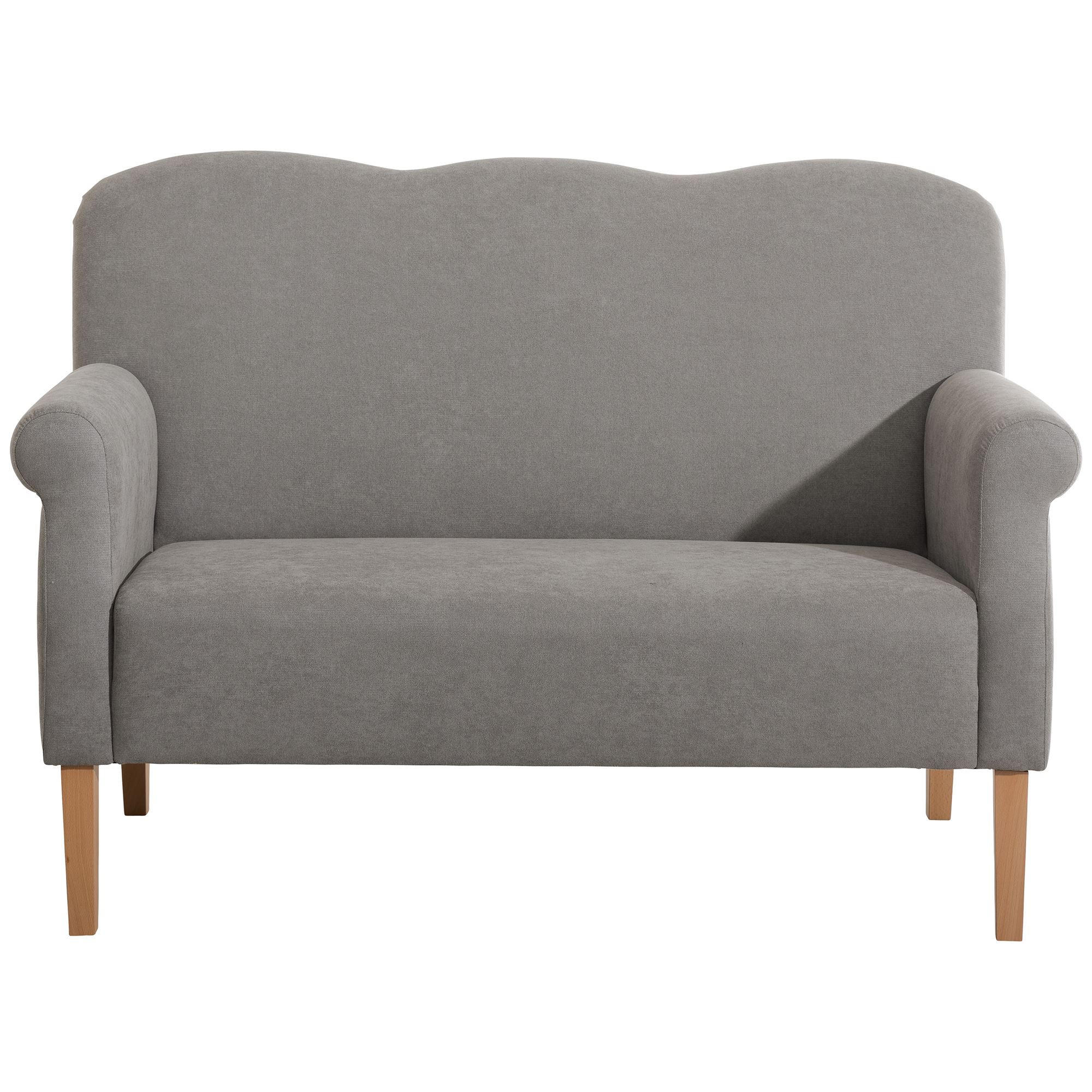 DININGSOFA Karin Flachgewebe hellgrau - Hellgrau, Kunststoff (84/103/147cm) - 58aufmkessel