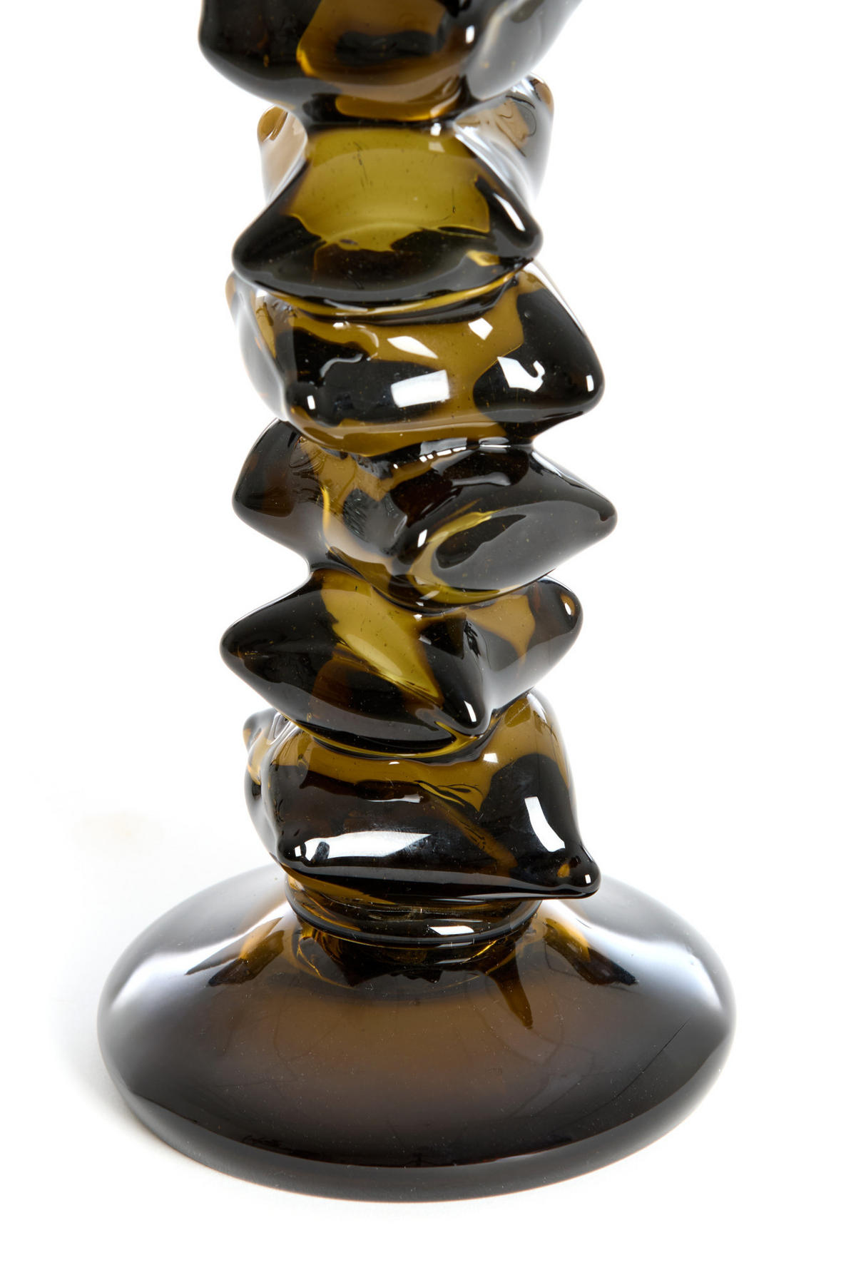 KERZENHALTER Estiva Grün Ø11/28,5 cm - Grün, Glas (11/28.5/11cm) - Light & Living