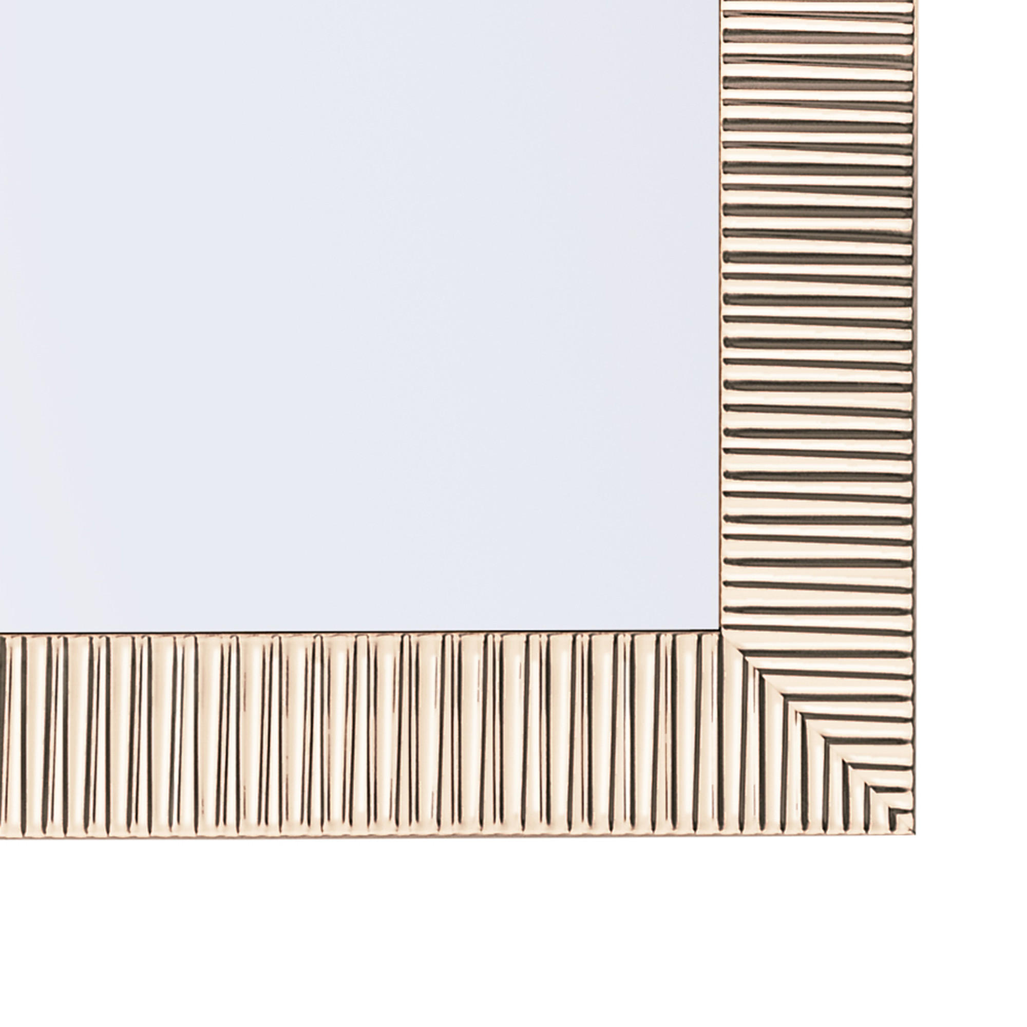 WANDSPIEGEL gold rechteckig 50/130 cm Draveil - Goldfarben, Kunststoff (50/130/2cm) - Beliani
