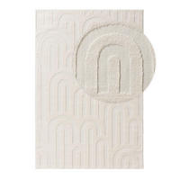 TEPPICH Paloma Cream 120x170 cm - Creme, Textil (120/170cm) - benuta Pop