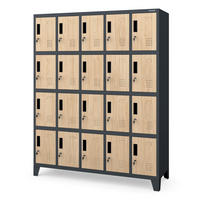 ARBEITSSCHUTZ-SPINDSCHRANK ROBERT 172x136x45 cm - Anthrazit/Sonoma Eiche, Metall (136/172/45cm) - Jan Nowak