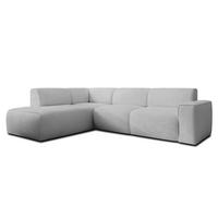 ECKSOFA L Form Didim Ivory 292/220/78 cm – großes Sofa stilvoll & bequem L - Greige/Champagner, Kunststoff/Textil (220/292cm) - AX Living