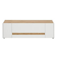 LOWBOARD Crisp-61 - Weiß, Holzwerkstoff (140/40/45cm) - Lomado