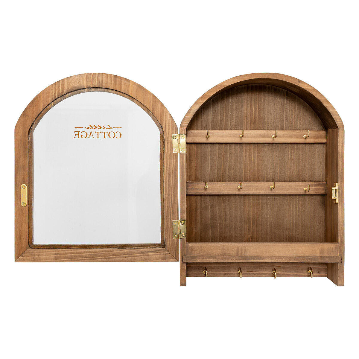 SCHLÜSSELSCHRANK Roxie 28/22 cm - Braun, Holz (7/28/22cm) - Atmosphera Createur d´interieur