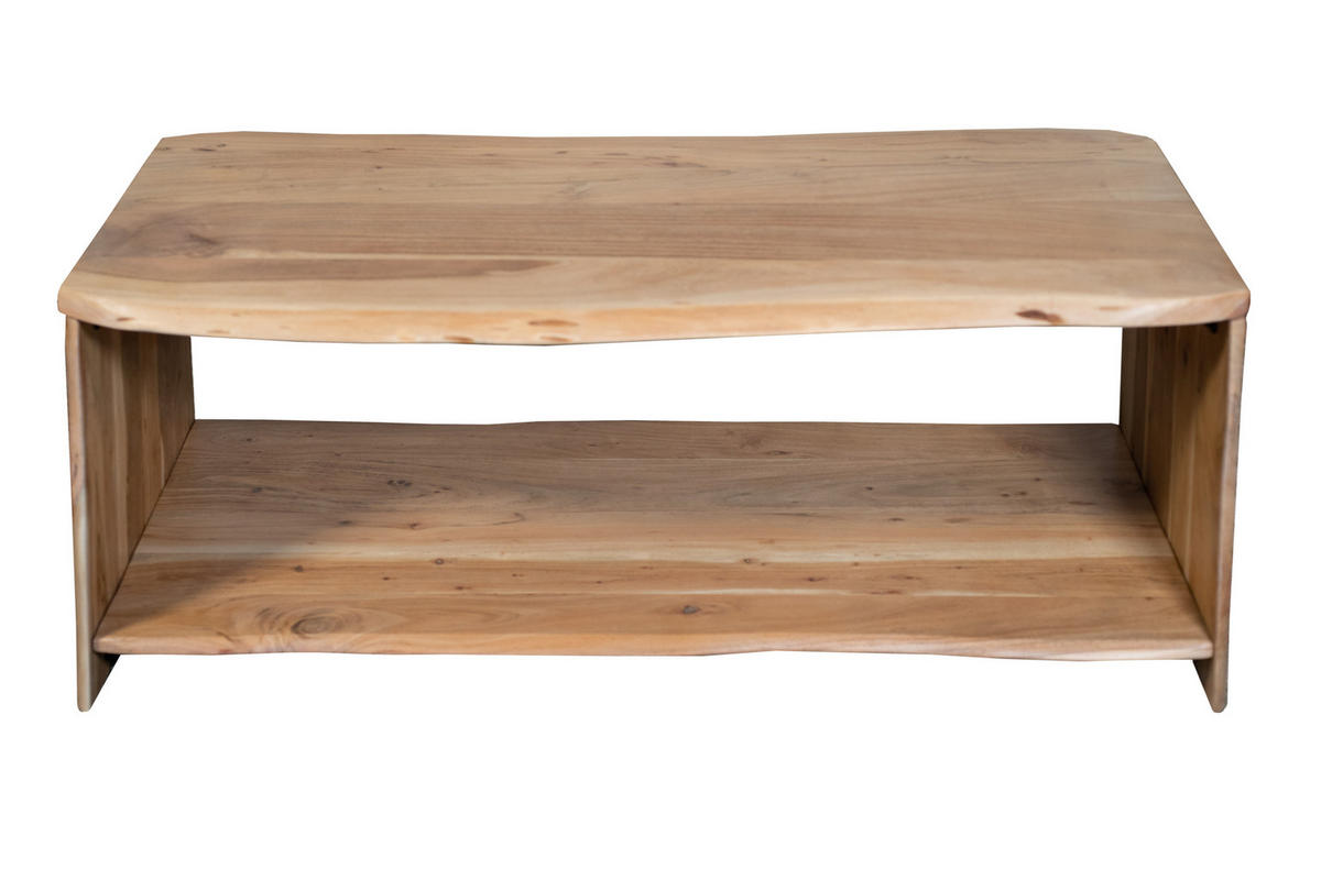 COUCHTISCH ADA - Beige/Naturfarben, Akazienholz/Holz (55/115/45cm) - SAM