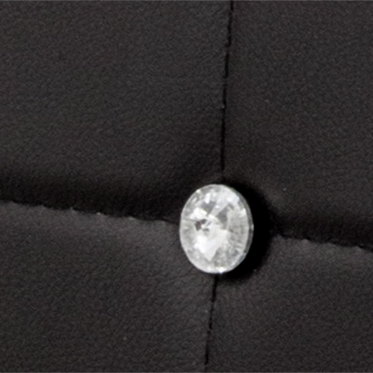 STUHL DIAMOND Lederimitat Metallbeine 4er Set Schwarz - Grau, Kunststoff/Metall (42/98/40cm) - Albatros