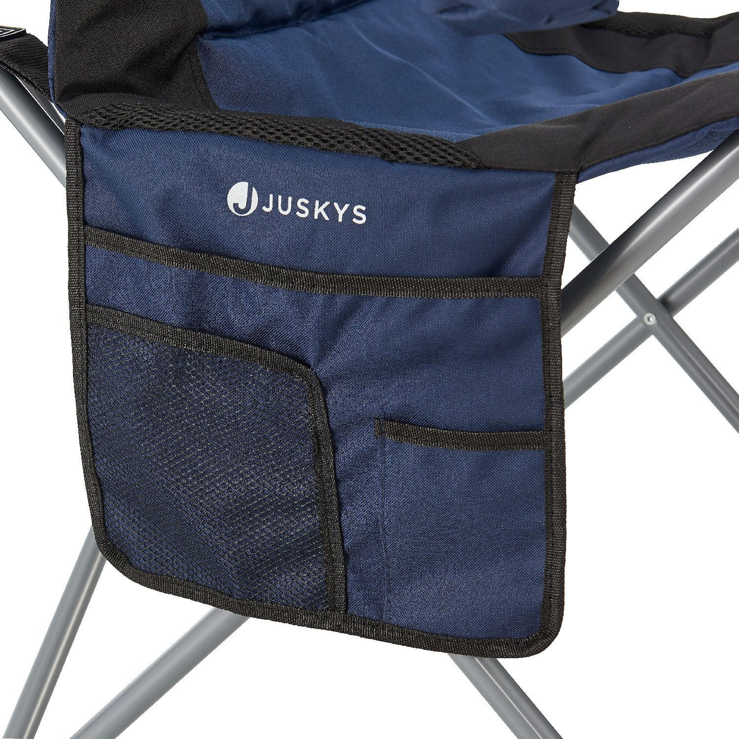 Thumbnail - Juskys Campingstuhl, Blau, Textil, 62x102x62 cm, Gartenmöbel, Gartenstühle, Gartenstühle